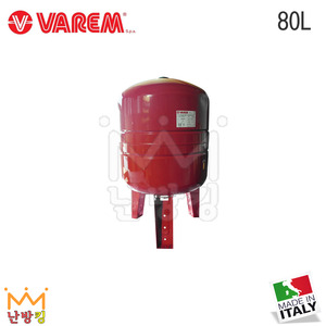 [VAREM]바램 밀폐형팽창탱크/질소탱크 80L/80리터 (기본셋팅압력2bar)