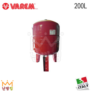 [VAREM]바램 밀폐형팽창탱크/질소탱크 200L/200리터 (기본셋팅압력2bar